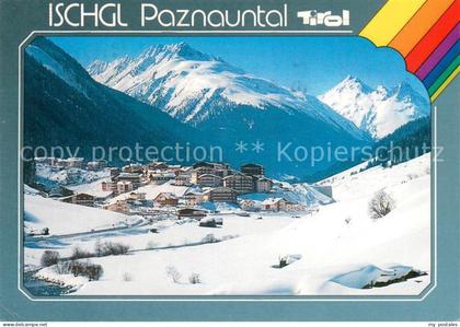 Ischgl Paznauntal Winterpanorama
