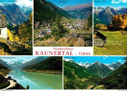 Kaunertal Kaltenbrunn Kauner Grad Feichten Gepatschstausee