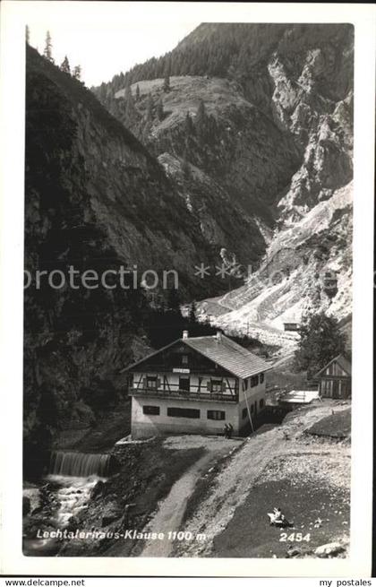 Lechtal Lechtalerhaus Klause