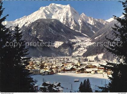 Mayrhofen Zillertal Blick gegen Gruenberg