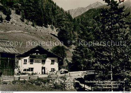 Niederthai Umhausen Tirol Gasthof Stuibenfall