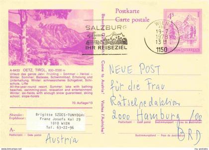 Oetz oetz Tirol AT Panorama Blick ins Tal Alpen