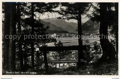 Reutte Tirol Blick ins Lechtal