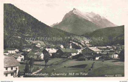 Scharnitz Innsbruck Tirol AT Mittenwaldbahn Panorama