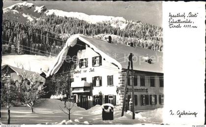 Schattwald Gasthof Post Winterimpressionen