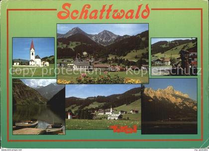 Schattwald Kirche Panorama