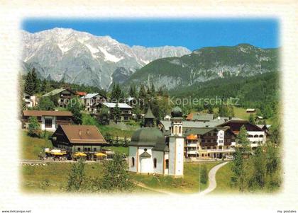 SEEFELD Tirol AT Seefeld Seekirchlein Barockkirche Karwendelgebirge Dorfzentrum