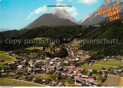 Vomp Tirol Fliegeraufnahme