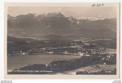 Velden am Wörthersee old postcard 1931 unused b201101
