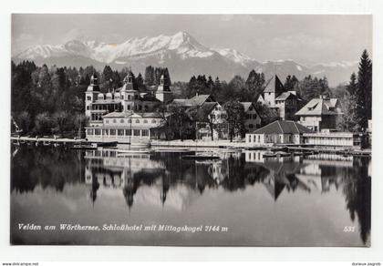 Velden am Wörthersee old postcard posted 196? b260315