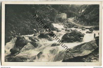 Velden am Wörthersee - Römerschlucht - Foto-Ansichtskarte - Verlag Schöllhorn Innsbruck