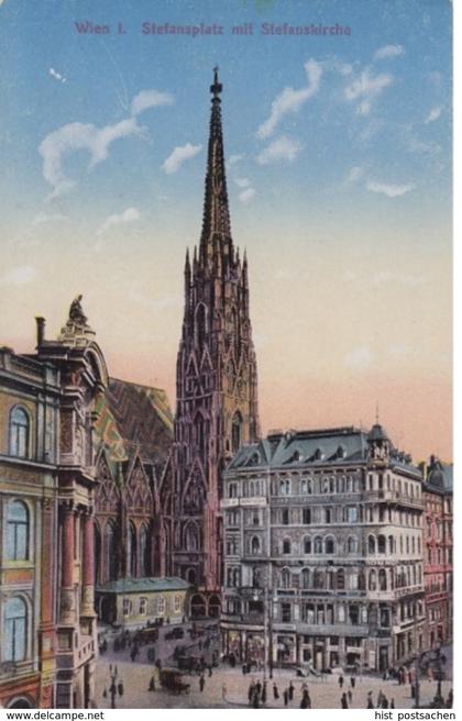 (968) AK Wien, Stephansplatz, Stephansdom 1922