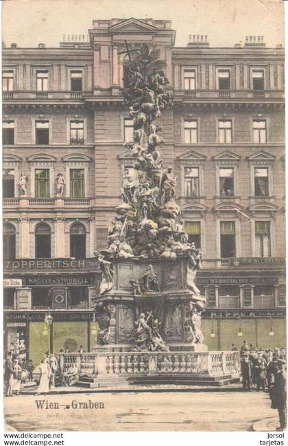 POSTAL  -WIEN  -AUSTRIA  - GRABEN