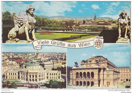 Vienna old postcard travelled 1976 bb151028
