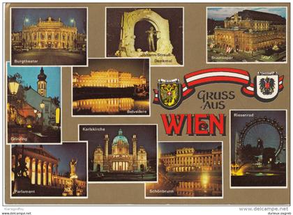 Vienna old postcard travelled 1983 bb151026
