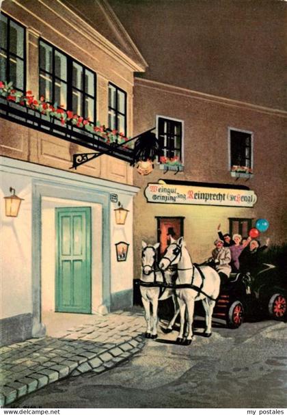 Grinzing Doebling Wien AT Weingut Grinzing Pferdekutsche