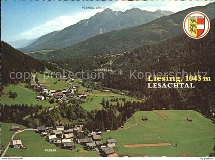 Liesing Wien Lesachtal Alpenpanorama Fliegeraufnahme