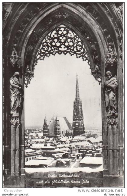 Vienna old postcard travelled 1963 bb 151022
