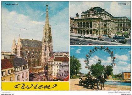 Vienna old postcard travelled 1974 bb151026