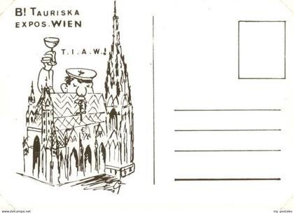 Wien AT Tauriska Expos Wien Zeichnung