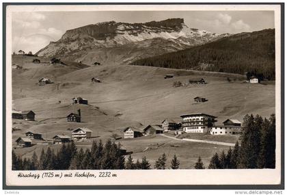 2044 - ohne Porto - alte Foto Ansichtskarte - Hirschegg mit Hochifen gel 1942 Feldpost 2 WK TOP