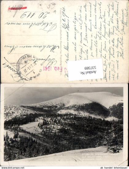 537389,Speikkogel Stubalpe Köflach Weißkirchen Voitsberg Feldpost 20119