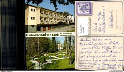 607248,Mehrbild Ak Rütte Götzis Erholungsheim d. Vorarlberger Gebietskrankenkasse Minigolf