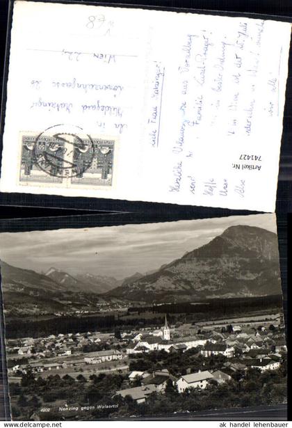 741427 Foto AK Nenzing geg. Walsertal Ansicht m. Kirche pub Foto Rhomberg 4902