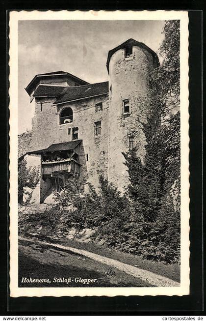 AK Hohenems, Schloss Glopper im Sonnenschein