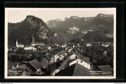 AK Hohenems, Teilansicht mit Strassenpartie