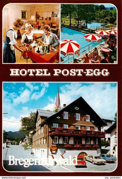 Egg Bregenzerwald Vorarlberg AT Hotel Post Egg Gaststube Schwimmbad