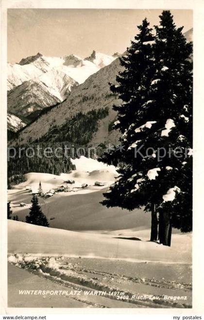 Warth Vorarlberg Winteridyll