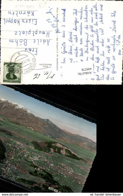 449278,Colorierte AK Götzis Totale Bergkulisse