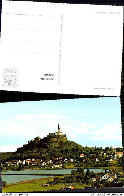 741664 Güssing Ansicht m. Burg