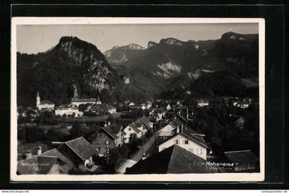 AK Hohenems, Teilansicht mit Strassenpartie