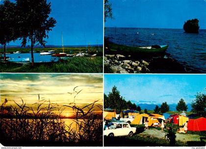 Lustenau AT Bootshafen und Campingplatz Salzmann Rohrspitz Bodensee