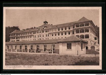 AK Gaisbühel bei Nenzing, Lungenheilstätte mit Sonnenterrasse