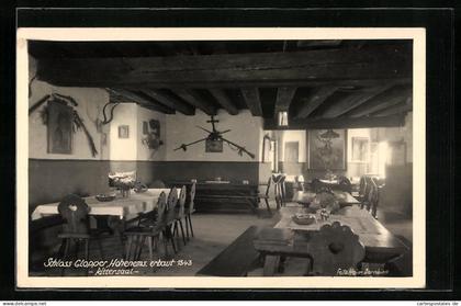 AK Hohenems, Schloss Glopper, Rittersaal, Innenansicht