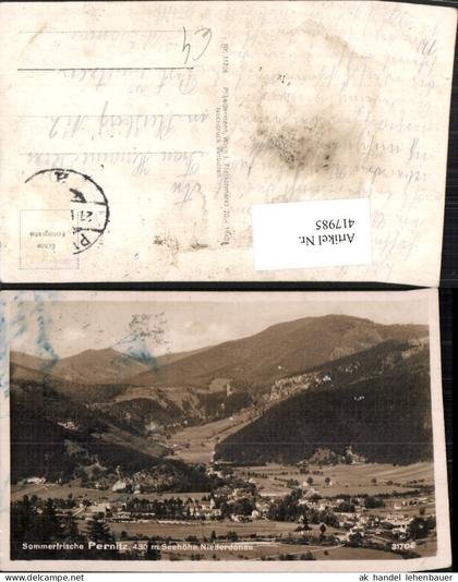 417985,Pernitz Totale Bergkulisse
