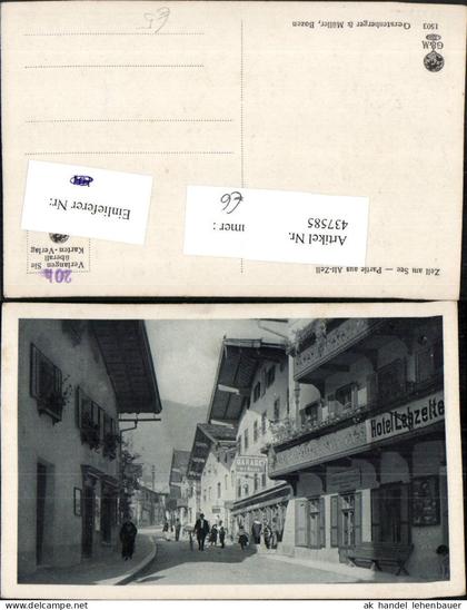 437585,Zell am See Partie aus Alt-Zell Straßenansicht