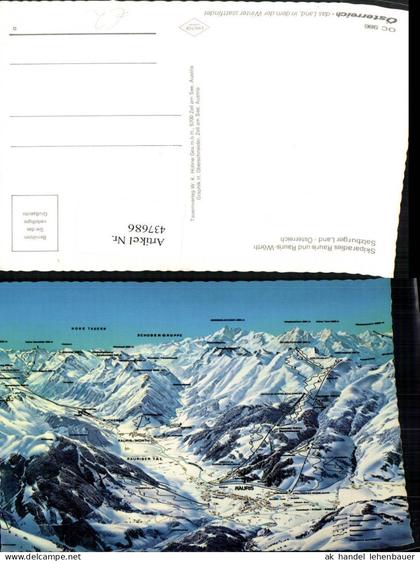 437686,Rauris u. Rauris-Wörth Totale Bergkulisse Winterbild