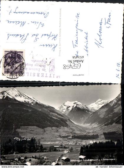 652458,Foto Ak Mittersill m. Schloss Mittersill g. d. Felbertauern