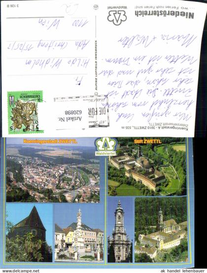 620898,Mehrbild Ak Zwettl Zisterzienserstift