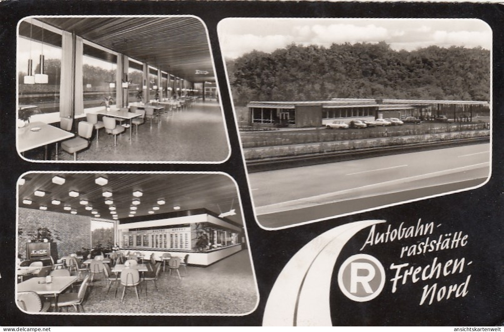 Autobahn-Raststätte Frechen-Nord, Mehrbildkarte ngl #F3001
