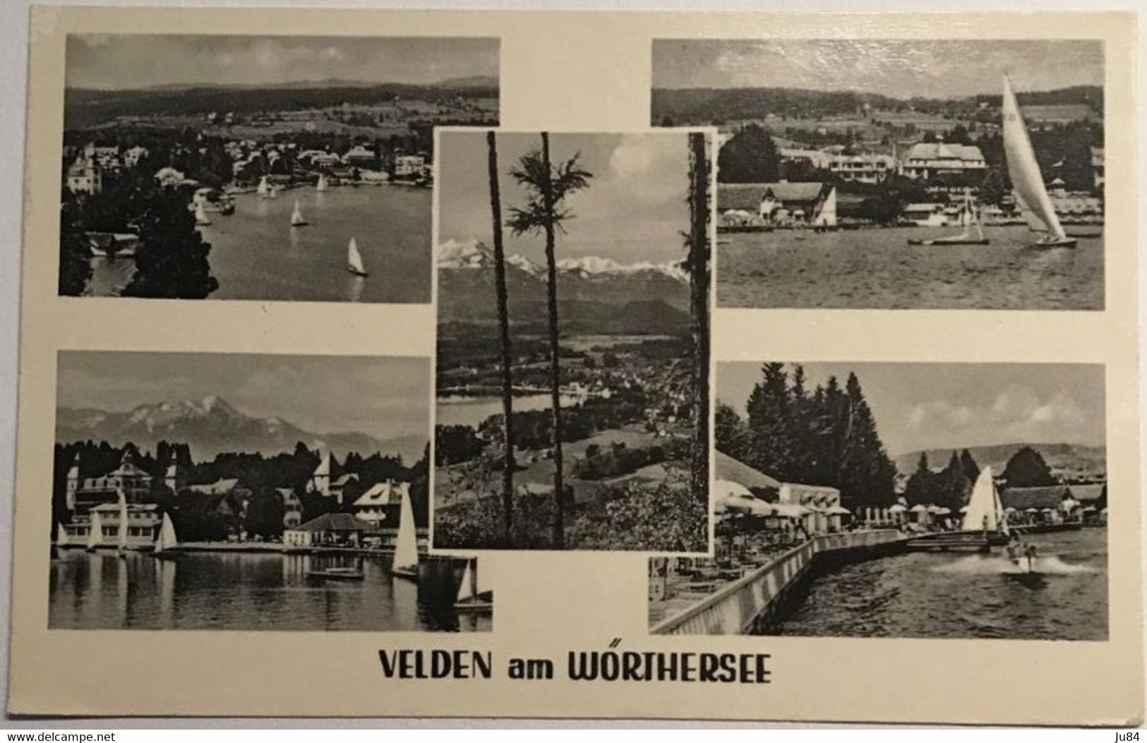 Autriche - Carinthie - Worthersee - Velden am Worthersee - Carte postale pour Udine (Italie) - 1953