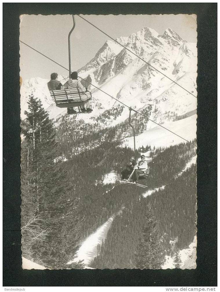 Autriche - St Anton am Arlberg - Modernster Doppelsessellift Österreichs ( remonte pente téléski  Foto RIO )