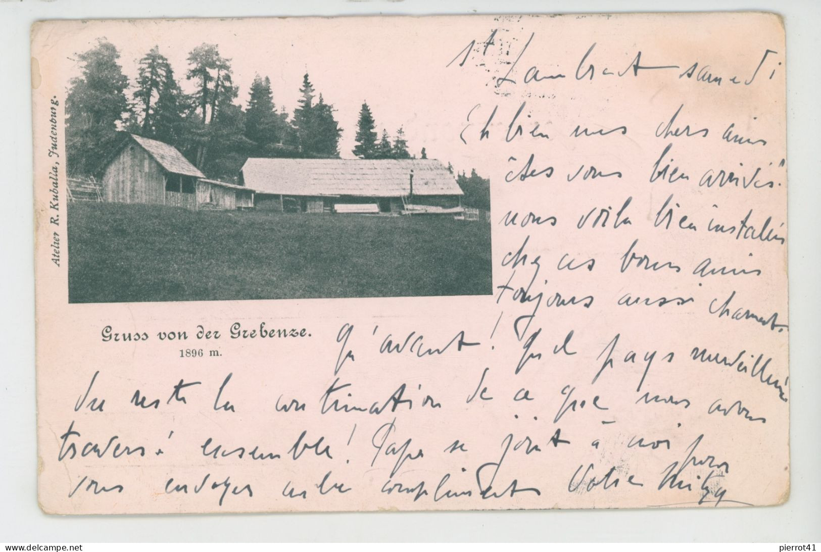 AUTRICHE - ST LAMBRECHT - Gruss von der GREBENZE (1901)