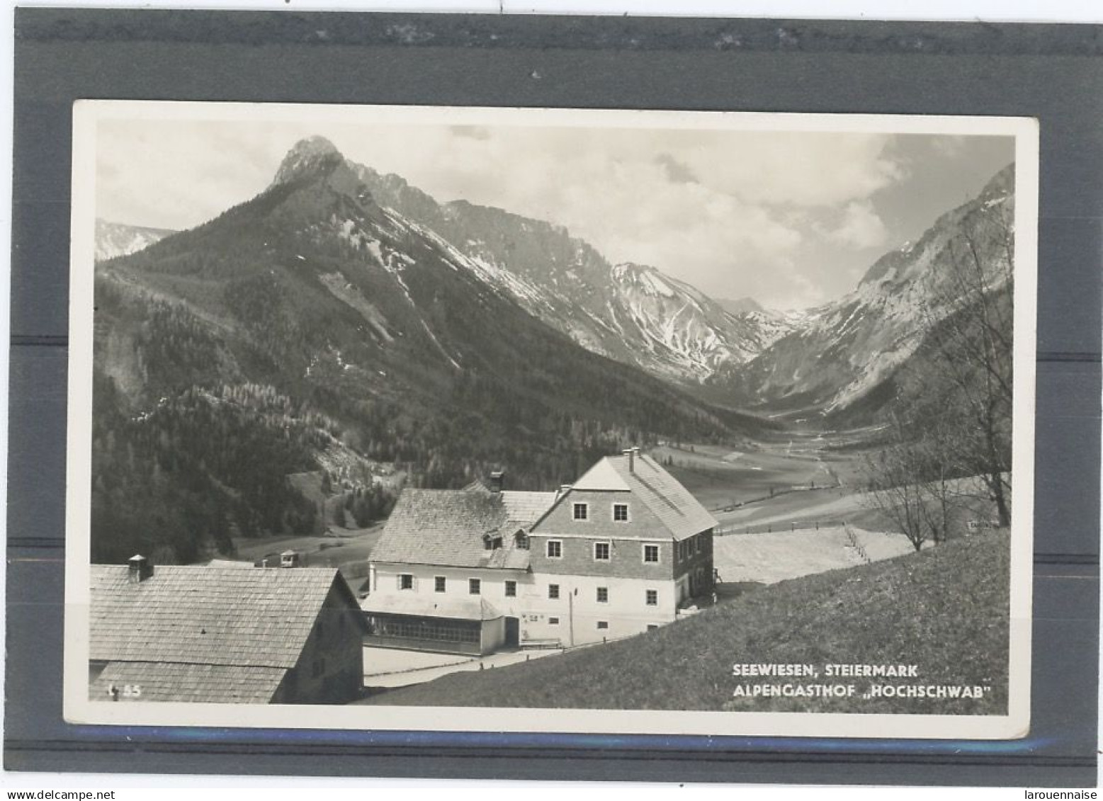 AUTRICHE - STYRIE - SEEWIESEN , STEIERMARK - ALPENGASTHOF " HOCHSCHWAB"