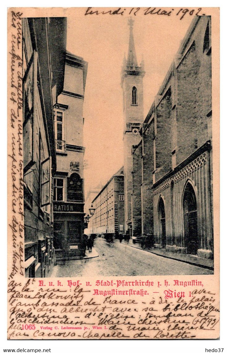 Autriche - Vienne - Stadt Pfarrkirdje Augustin