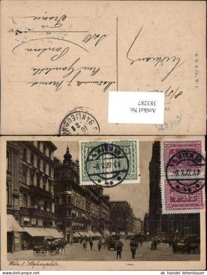 383287,Wien Innere Stadt Stefansplatz Stephansplatz Straßenansicht